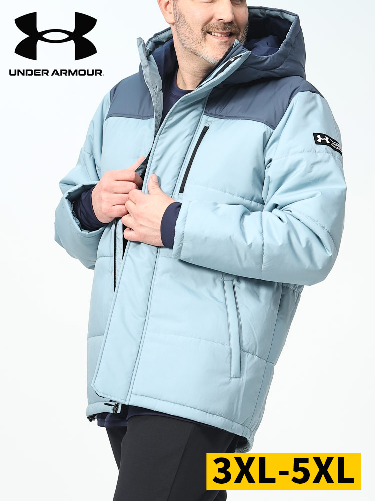 LOOSE STORM 切り替え フルジップ 中綿 ジャケット INSULATED JACKET (UNDER ARMO |  大きいサイズの服【サカゼン公式通販】