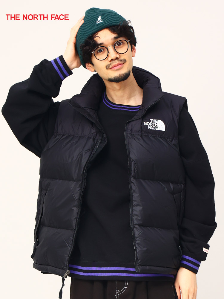 THE NORTH FACE (ザ ノースフェイス) ダウンベスト ヌプシベスト フード収納 フルジップ 700フィルパ【サカゼン公式通販】 7095円