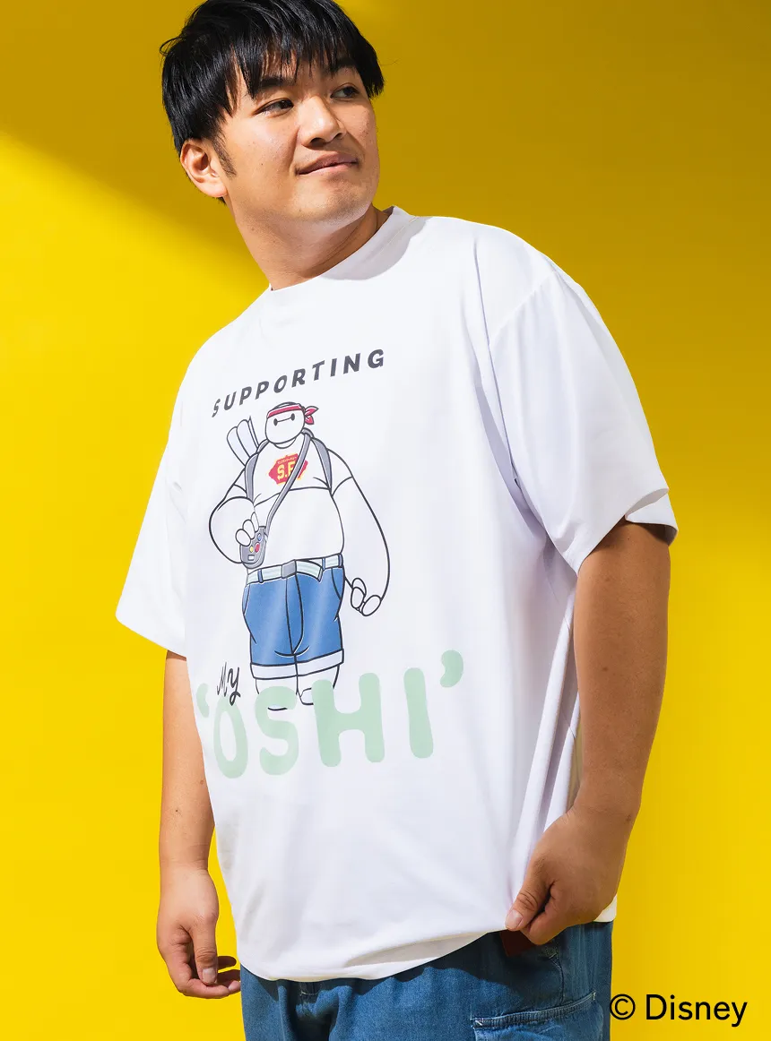 ベイマックス SUPPORTING MY OSHI Tシャツの着用イメージ