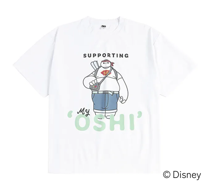 ベイマックス SUPPORTING MY OSHI Tシャツ