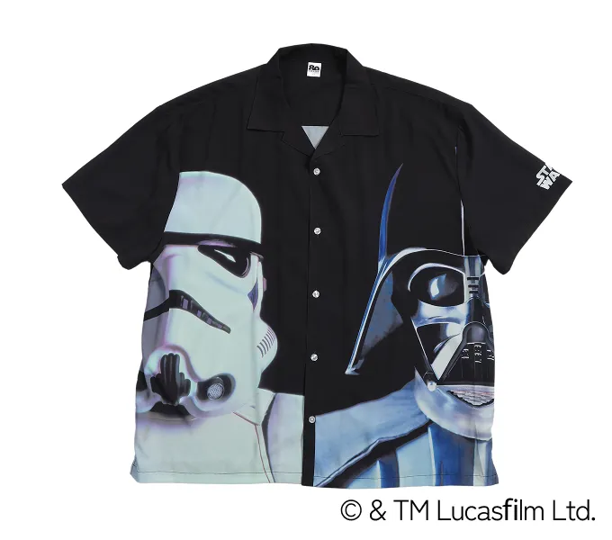 スター・ウォーズ 半袖 開襟シャツ