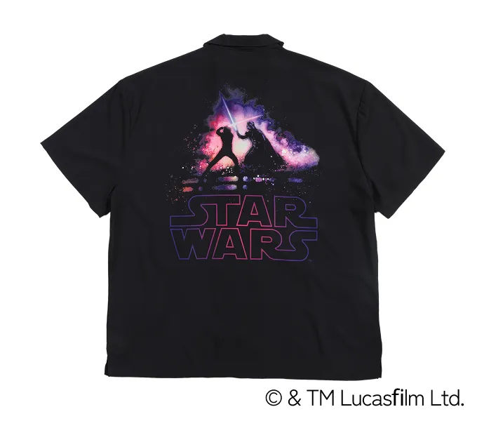 スター・ウォーズ 半袖 開襟シャツ