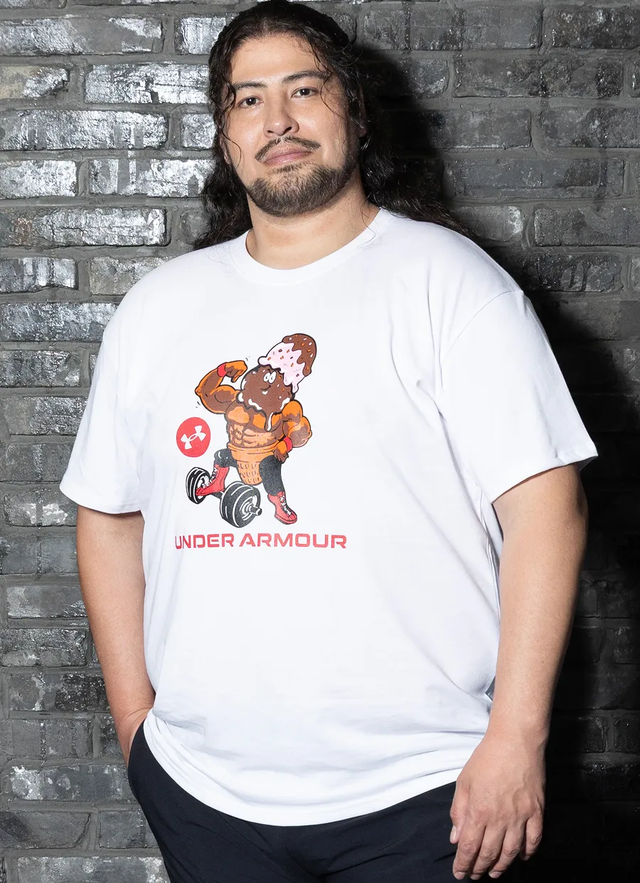 UA HW ICECREAM SS TEE 着用イメージ