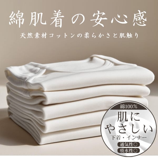 綿100％肌着