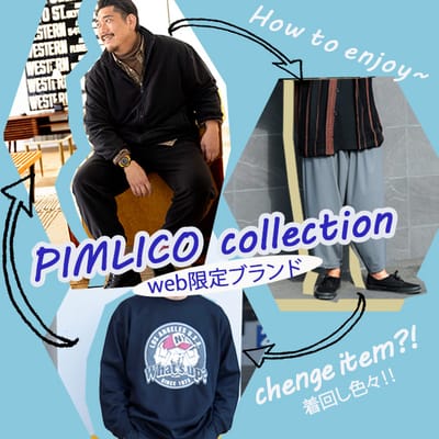 WEBサイト限定販売！PIMLICO特集