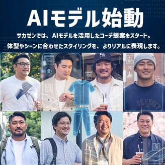 最新AIでスタイリング。あなたを輝かせる一着を提案。