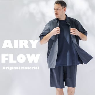 【待望の再入荷】お待たせしました！真夏でも快適。風をまとう機能性素材