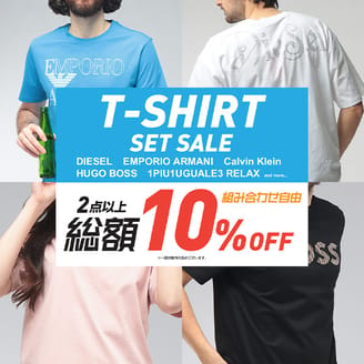 対象のインポートブランドTシャツが2BUY10%OFF！
