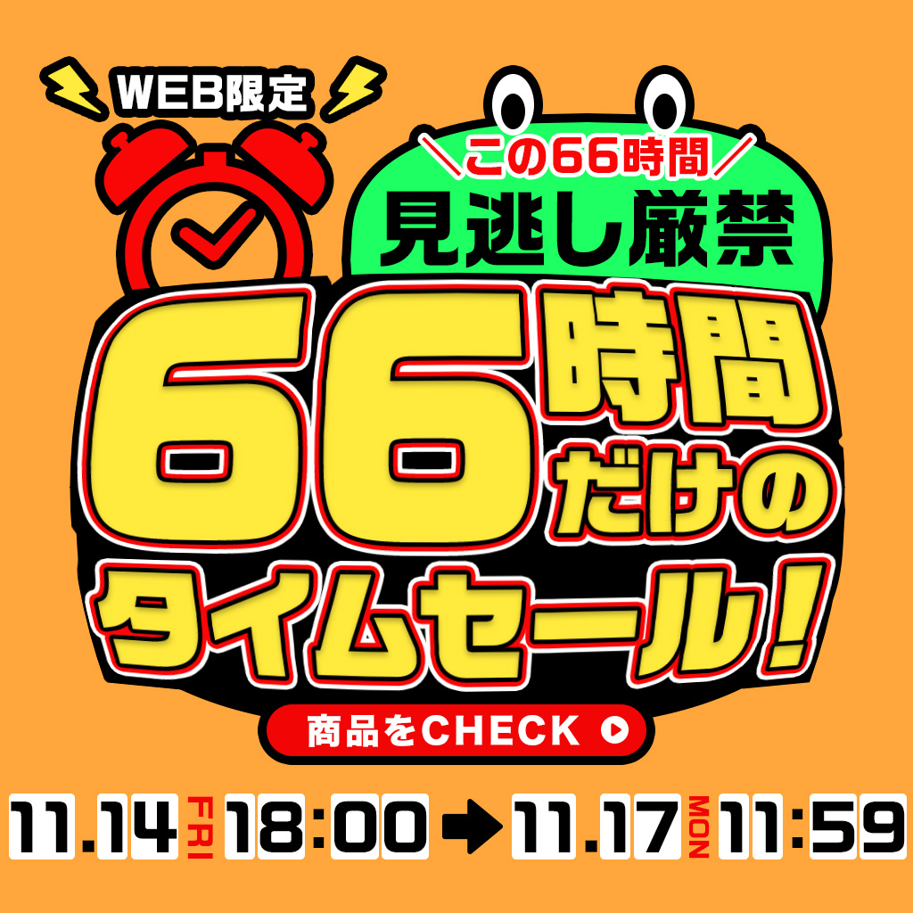 251114 66時間限定タイムセール