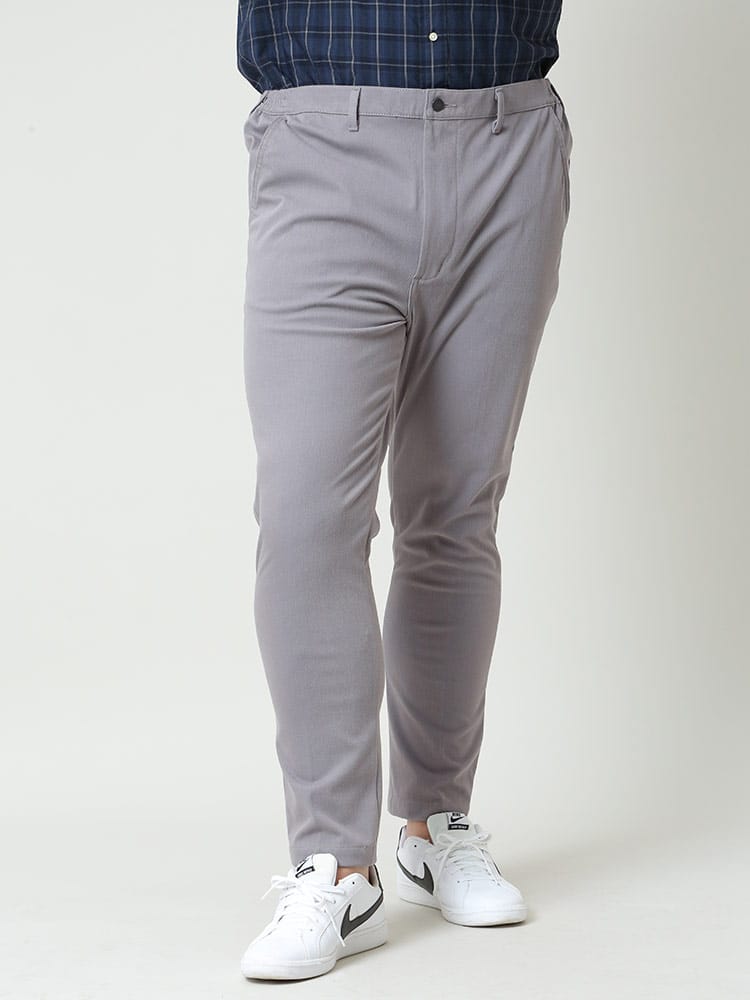 大きいサイズ メンズ EDWIN (エドウィン) デニスラAIR ストレッチ 無地 デニム テーパードパンツ