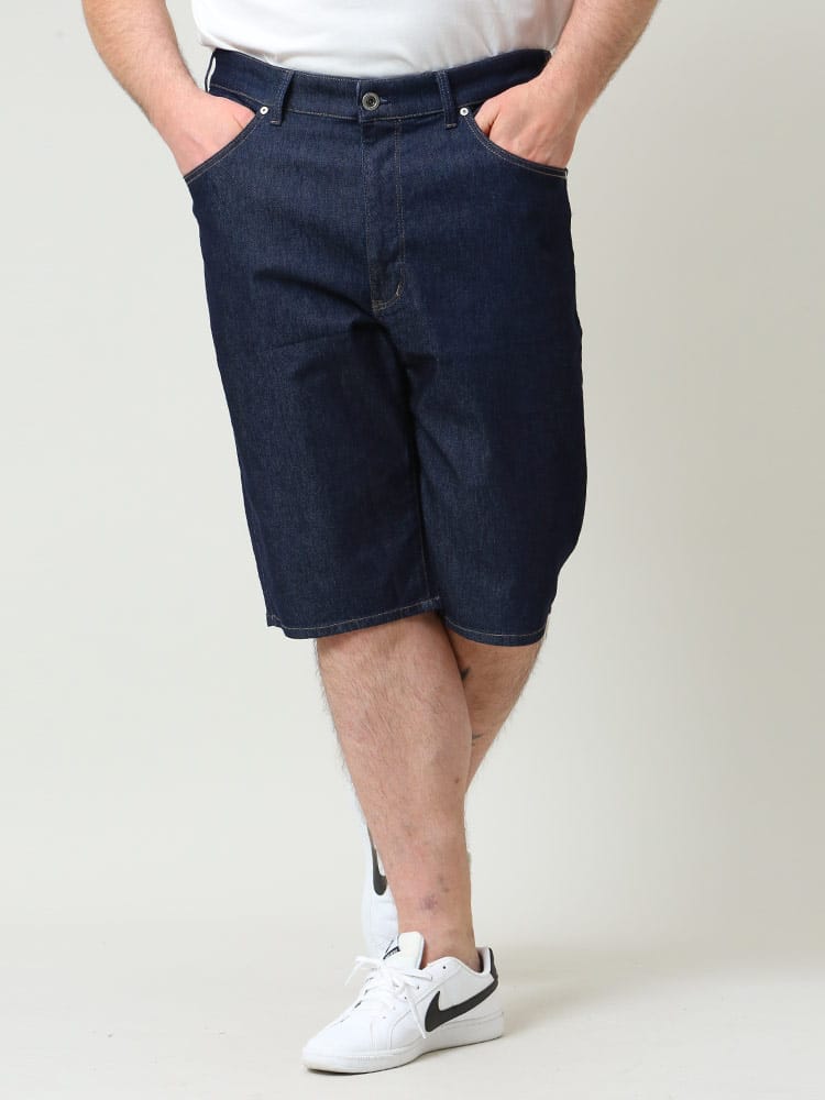 大きいサイズ メンズ EDWIN (エドウィン) JERSEYS ストレッチ レギュラー デニム ショートパンツ