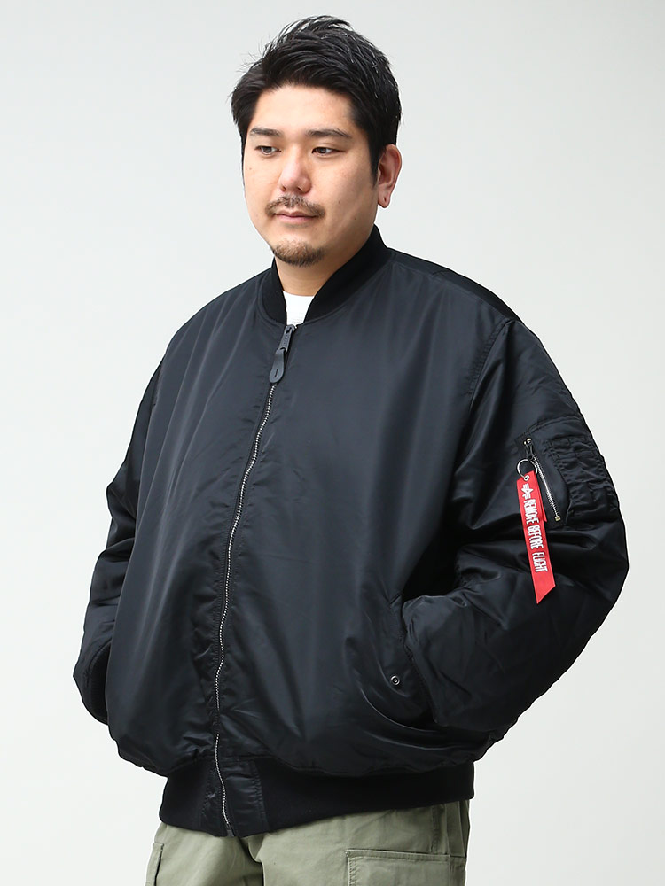 大きいサイズ メンズ ALPHA INDUSTRIES INC (アルファインダストリーズ) フルジップ 中綿 ジャケッ | 大きいサイズ の服【サカゼン公式通販】