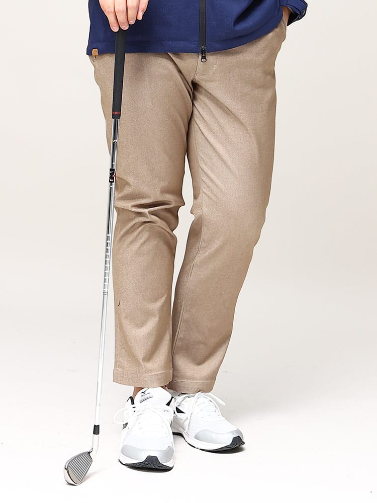 大きいサイズ メンズ EDWIN GOLF (エドウィン ゴルフ) ストレッチ 無地 ゴルフ テーパードパンツ