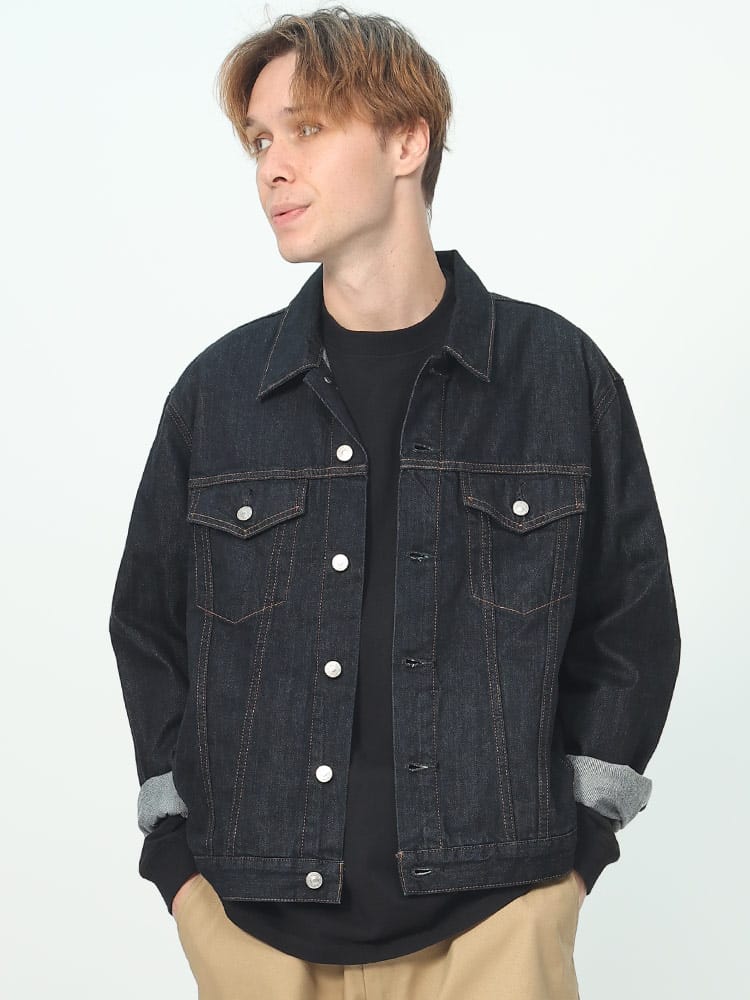 EDWIN (エドウィン) コットン ポケット デニムジャケット