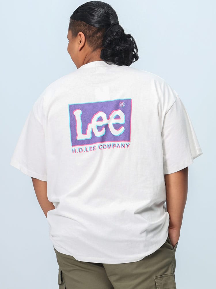 在庫処分 返品交換不可 半袖 Tシャツ バックロゴプリント クルーネック トップス クルー 大きいサイズ メンズ