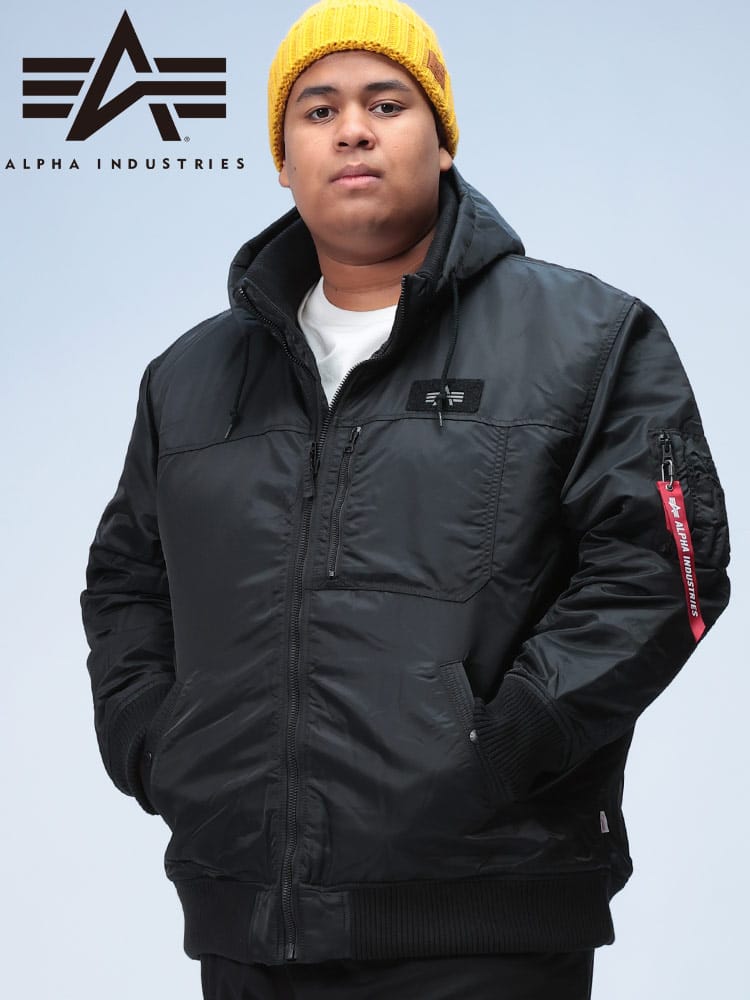 中綿 ジャケット THERMOLITE ナイロン フルジップ アウター ブルゾン ミリタリー 中綿 秋冬 大きいサイズ メンズ