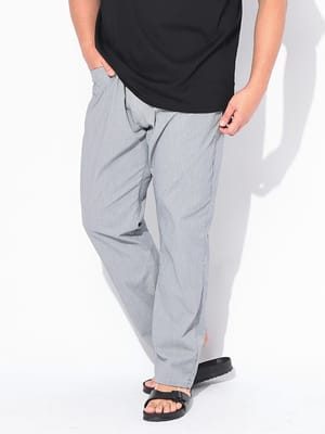 ロングパンツ メンズ 大きいサイズ JERSEYS COOL ストレッチ 涼感 レギュラーストレート パンツ ボトムス シンプル 伸びる 楽 春 夏