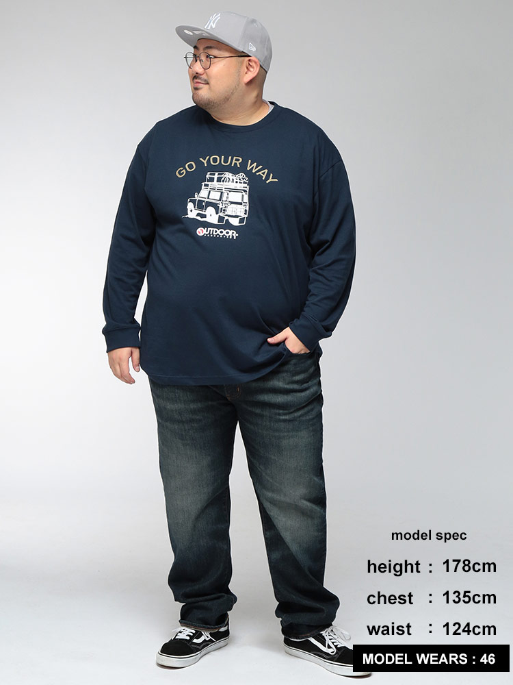 デニムパンツ メンズ 大きいサイズ ジップフライ ジーンズ 503 REGULAR