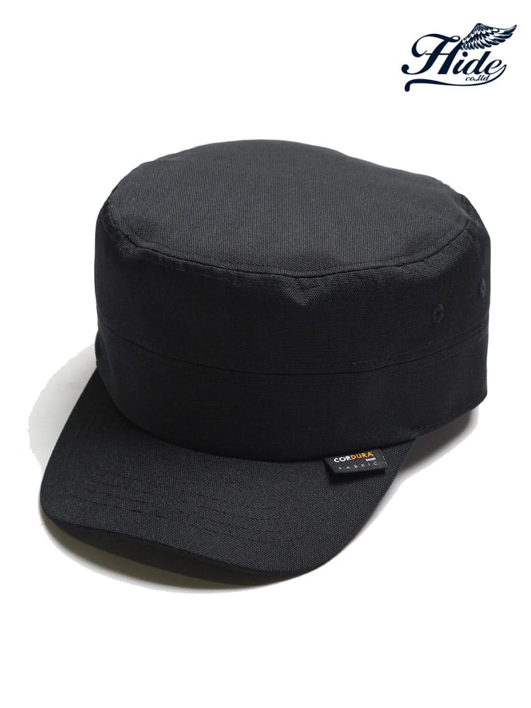 大きいサイズ メンズ HIDE TRADING (ヒデトレーディング) コーデュラ 無地 ワークキャップ