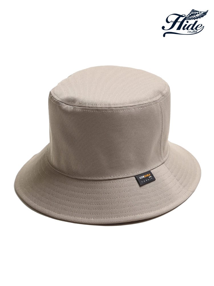 大きいサイズ メンズ HIDE TRADING (ヒデトレーディング) コーデュラ 無地 バケットハット