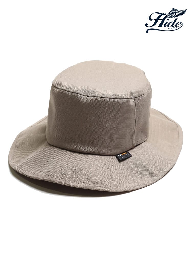 大きいサイズ メンズ HIDE TRADING (ヒデトレーディング) コーデュラ 無地 アドベンチャーハット
