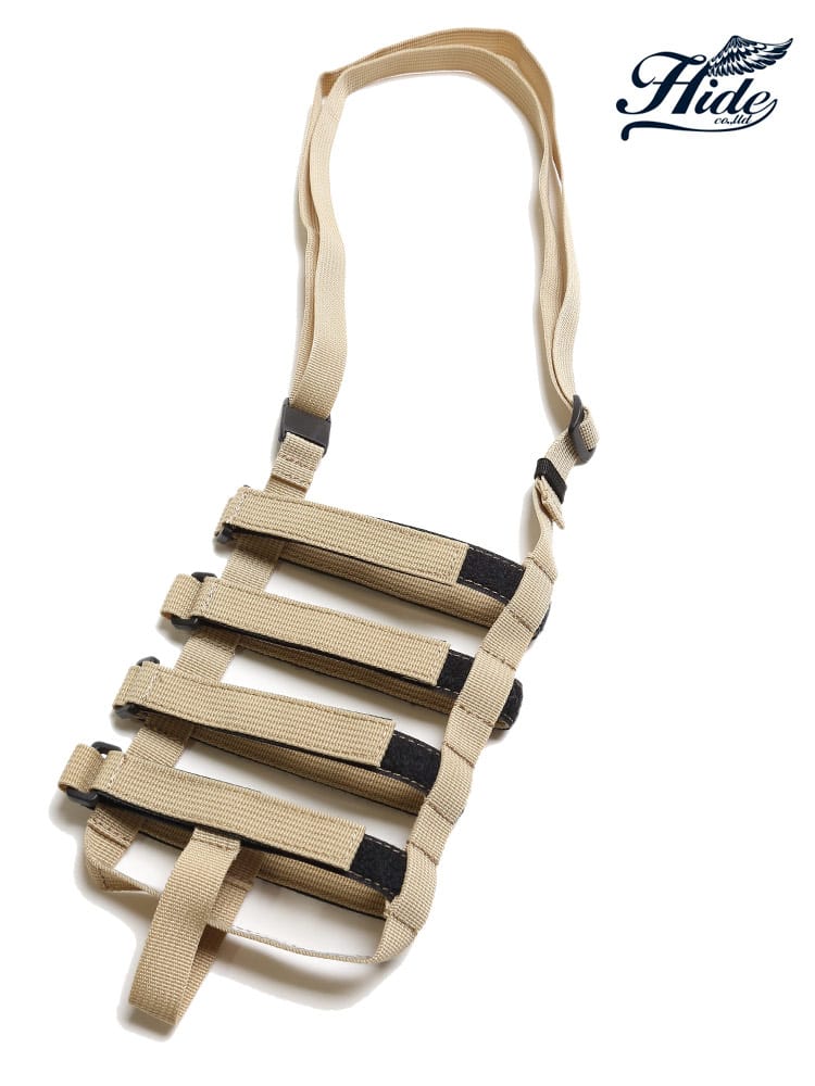 大きいサイズ メンズ HIDE TRADING (ヒデトレーディング) カラーテープ マジックテープ ボトルホルダー