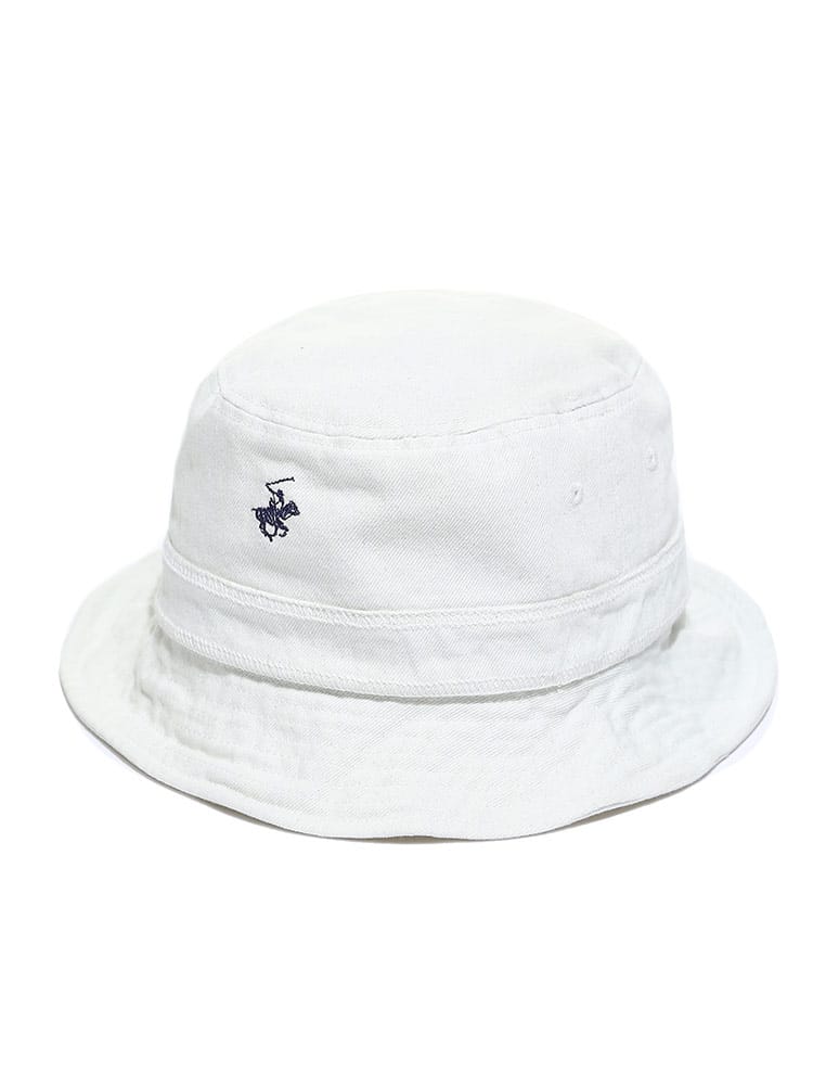 BEVERLY HILLS POLO CLUB (ビバリーヒルズポロクラブ) ツイル ワンポイント バケットハット