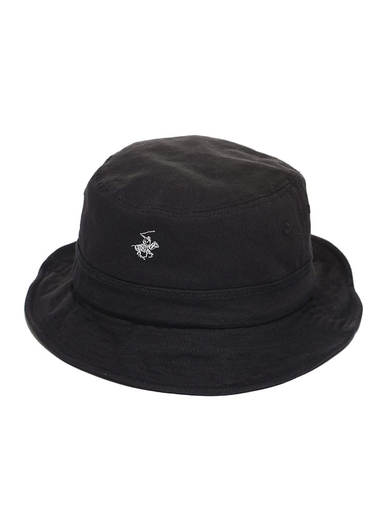 BEVERLY HILLS POLO CLUB (ビバリーヒルズポロクラブ) ツイル ワンポイント バケットハット