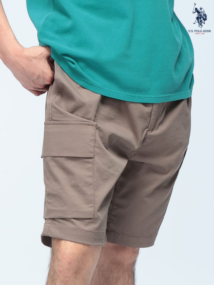 U.S. POLO ASSN.  (ユーエスポロアッスン) カーゴ ショートパンツ 無地 カーゴパンツ ハーフパンツ 短パン 春 夏 ユニセックス