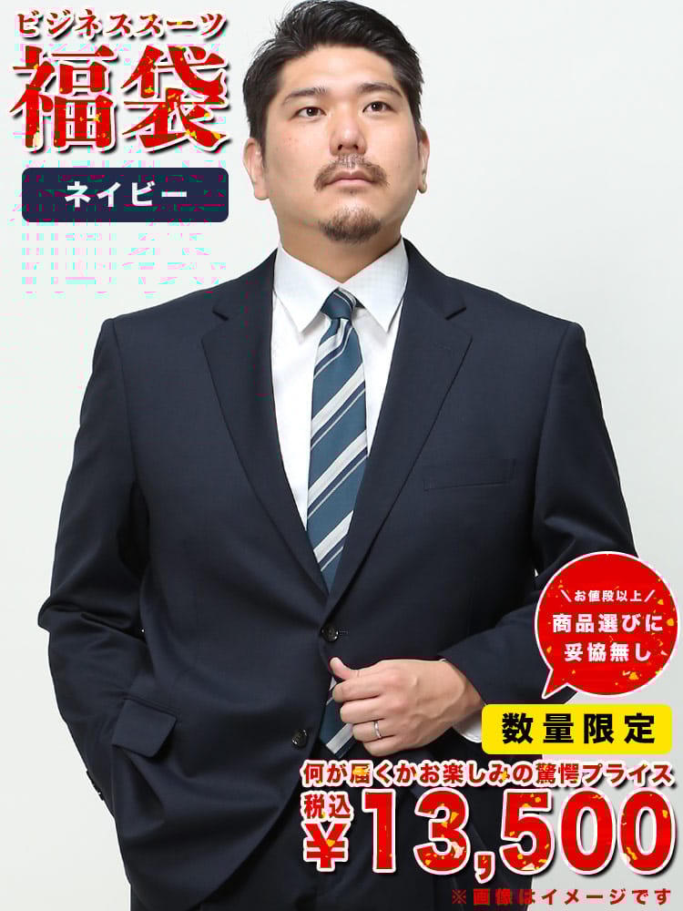 数量限定 スーツ 福袋 大きいサイズ メンズ ビジネス 紳士 大特価 ビジネススーツ