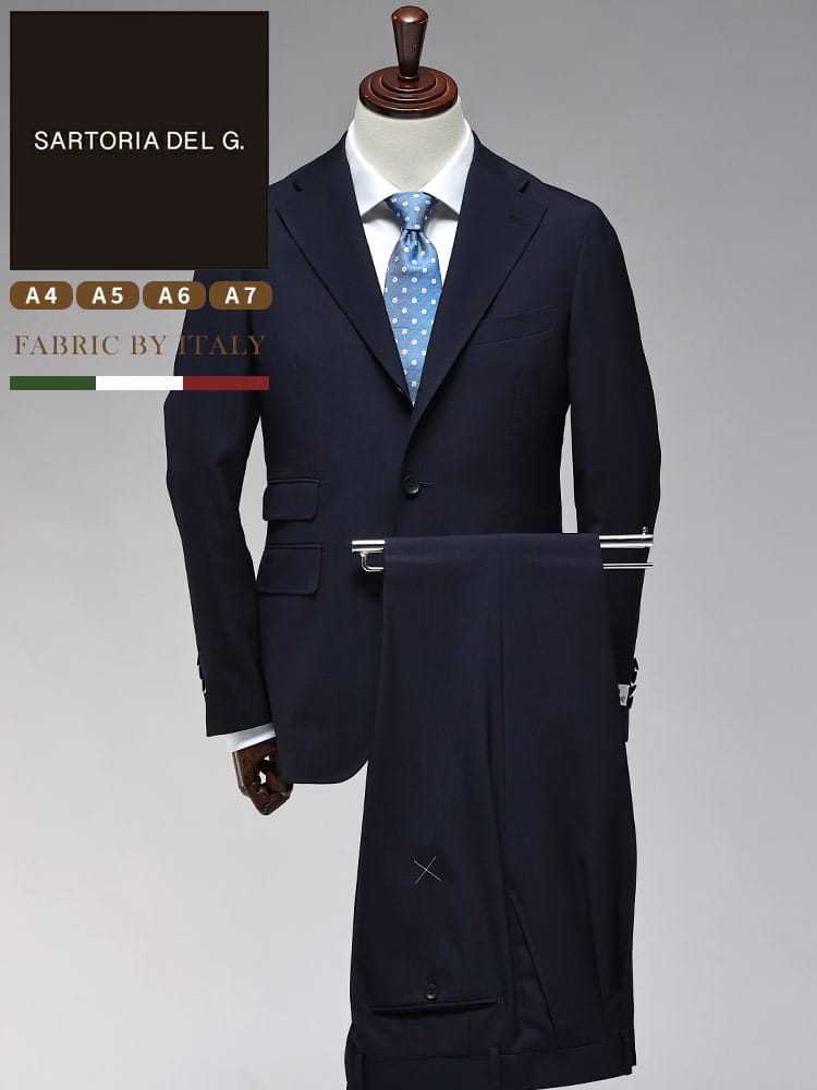 スーツ・ジャケット・コート2着目半額対象商品 スーツ FABRIC BY ITALY ウール シングル 3ツ釦 3ポケット ツータックスラックス イタリア製ウール メンズ ビジネス 紳士