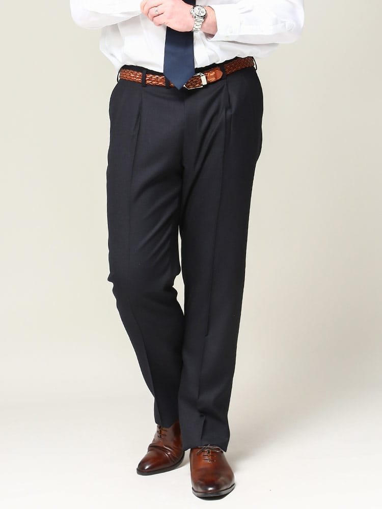 スラックス2本同時購入2200円引き対象商品 大きいサイズ メンズ B＆T CLUB ビーアンドティークラブ ウォッシャブル 股ずれ防止 シック付き ツータック 無地 スラックス