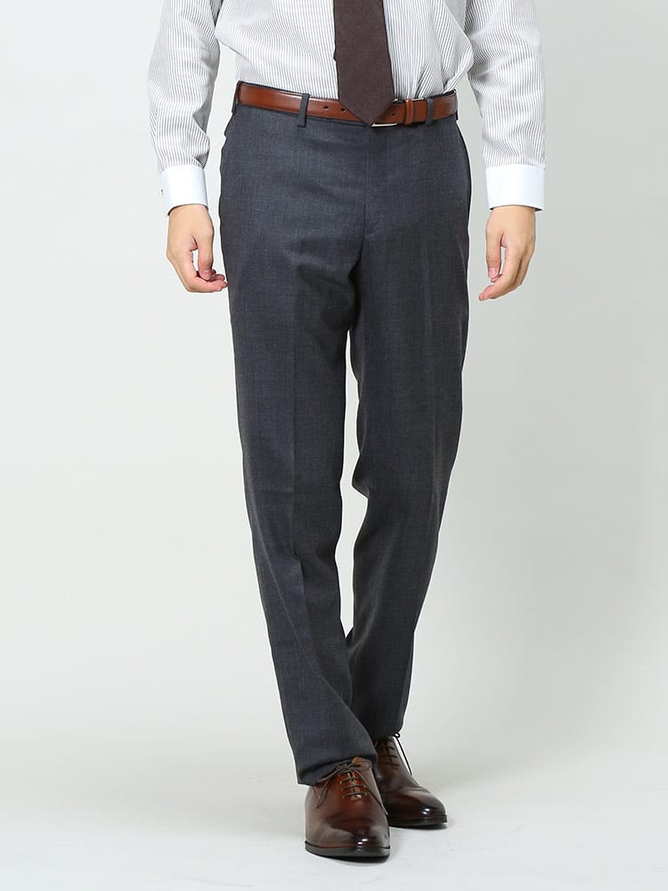 スラックス2本同時購入2200円引き対象商品 VITTORIO VENETO ヴィットリオヴェネト ノータックスラックス ビジネス 紳士 春夏 秋冬 オールシーズン対応 ウォッシャブル 洗える