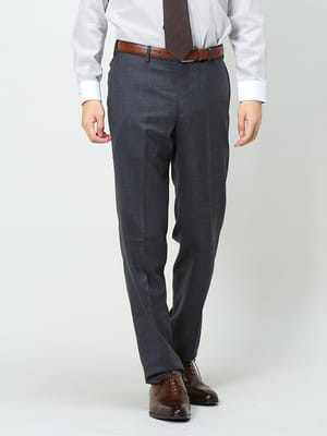 スラックス2本同時購入2200円引き対象商品 VITTORIO VENETO ヴィットリオヴェネト 無地 メンズ ウォッシャブル 洗える ノータック スラックス