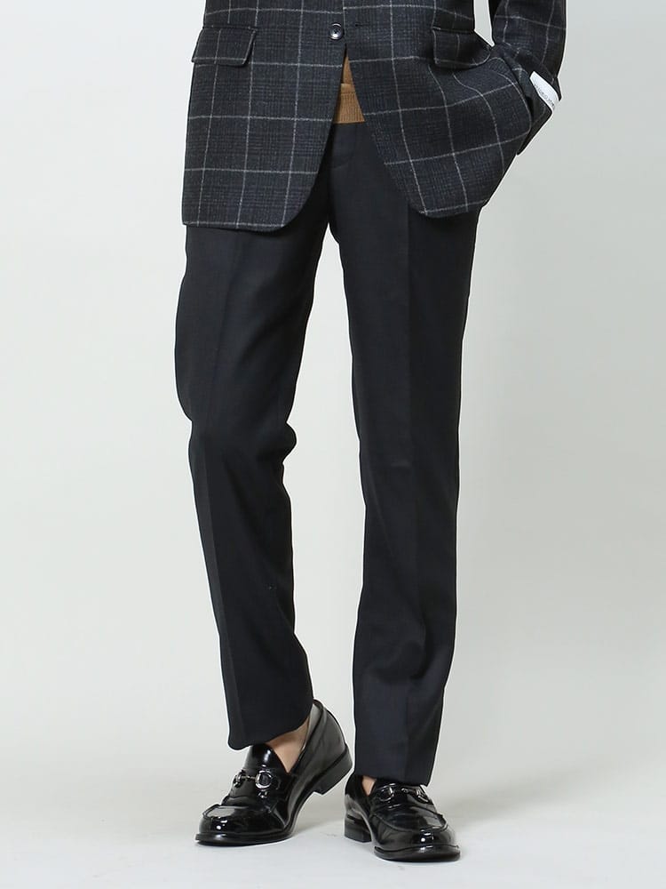 スラックス2本同時購入2200円引き対象商品 VITTORIO VENETO ヴィットリオヴェネト ノータックスラックス ビジネス 紳士 春夏 秋冬 オールシーズン対応 ウォッシャブル 洗える