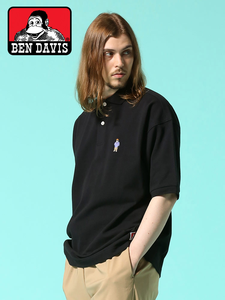 BEN DAVIS (ベンデイビス) ワンポイント 半袖 BIG ポロシャツ