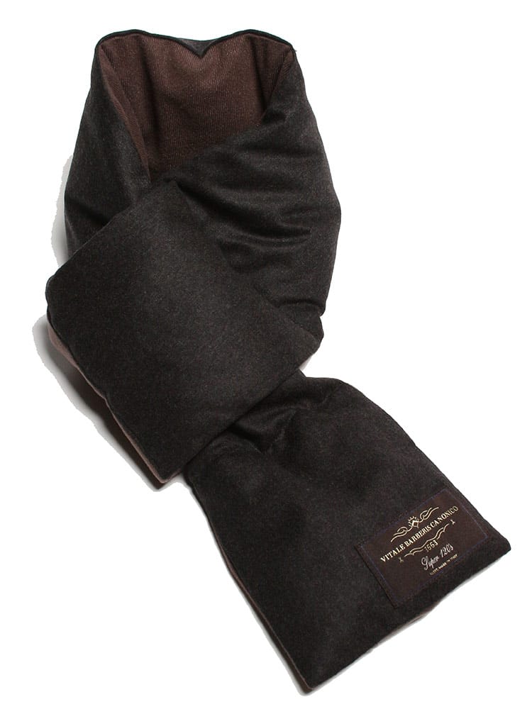 SAKAZEN (サカゼン) CANONICO ウール 無地 ダウンマフラー