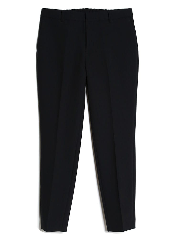 ELGARHYTHM (エルガリズム) 無地 ノータック ウエストゴム ロングパンツ MI LIONE