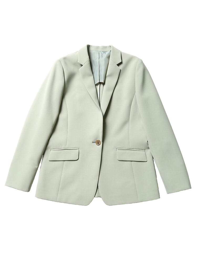 ELGARHYTHM (エルガリズム) 無地 シングル 1ツ釦 テーラード ジャケット MI LIONE