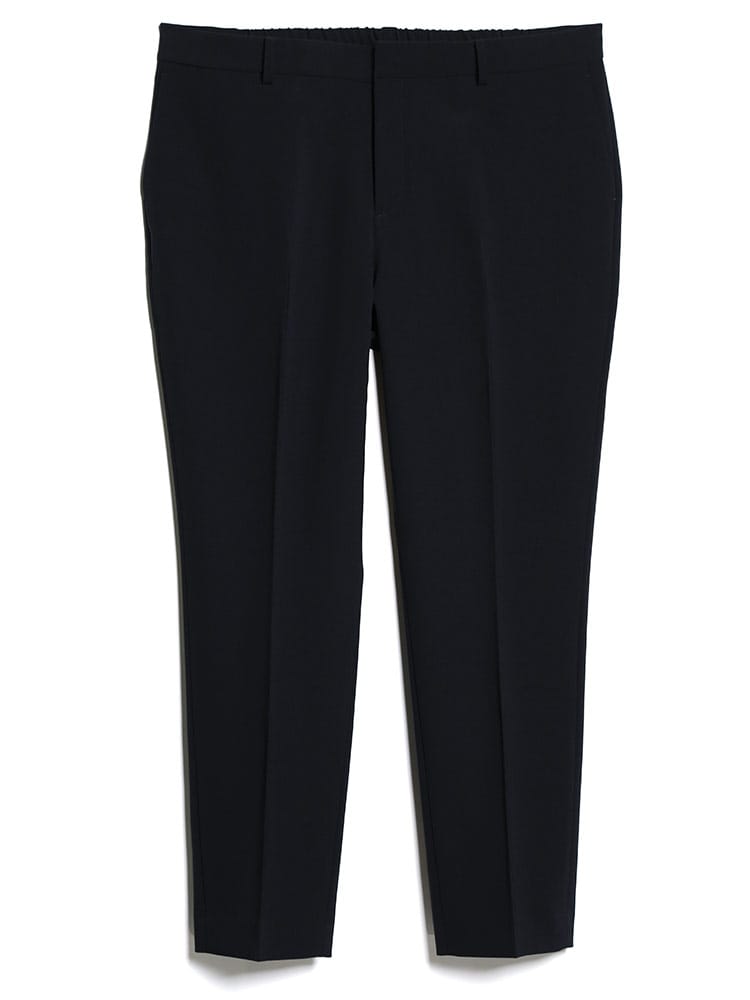 ELGARHYTHM (エルガリズム) 無地 ノータック ウエストゴム ロングパンツ RELA×ION