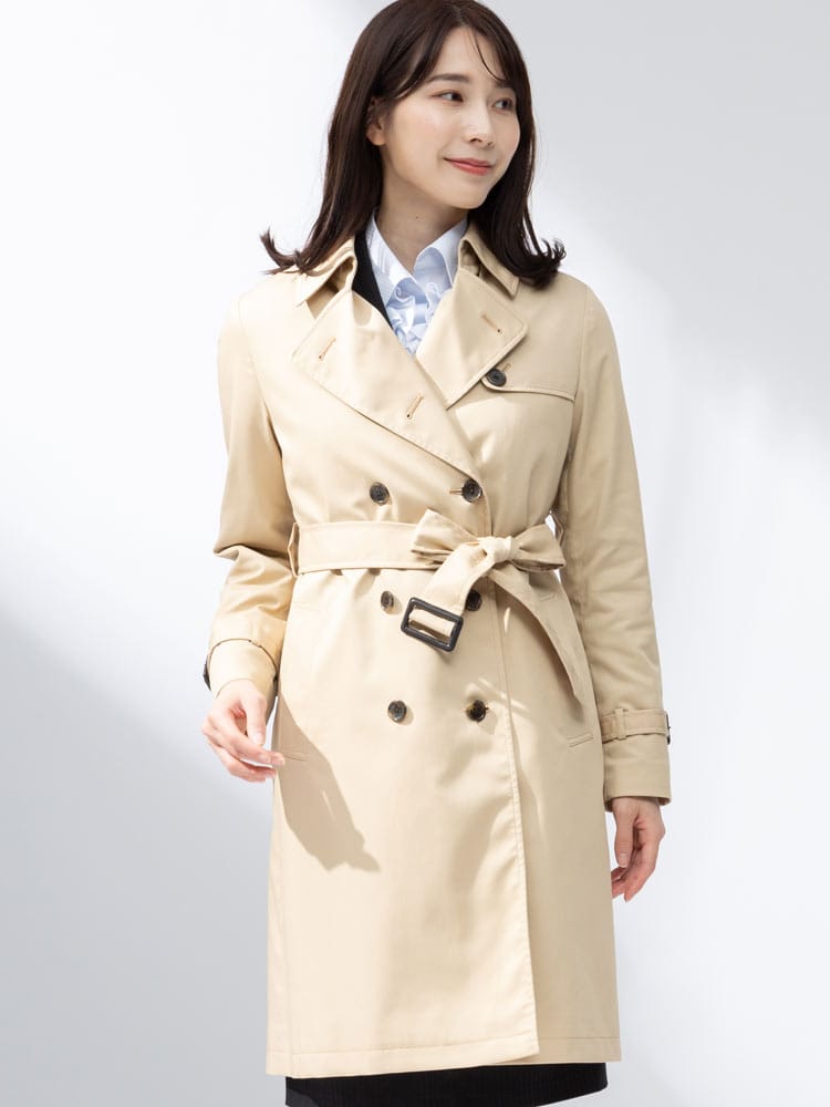 ELGARHYTHM (エルガリズム) 中綿ライナー付き ウエストベルト トレンチコート