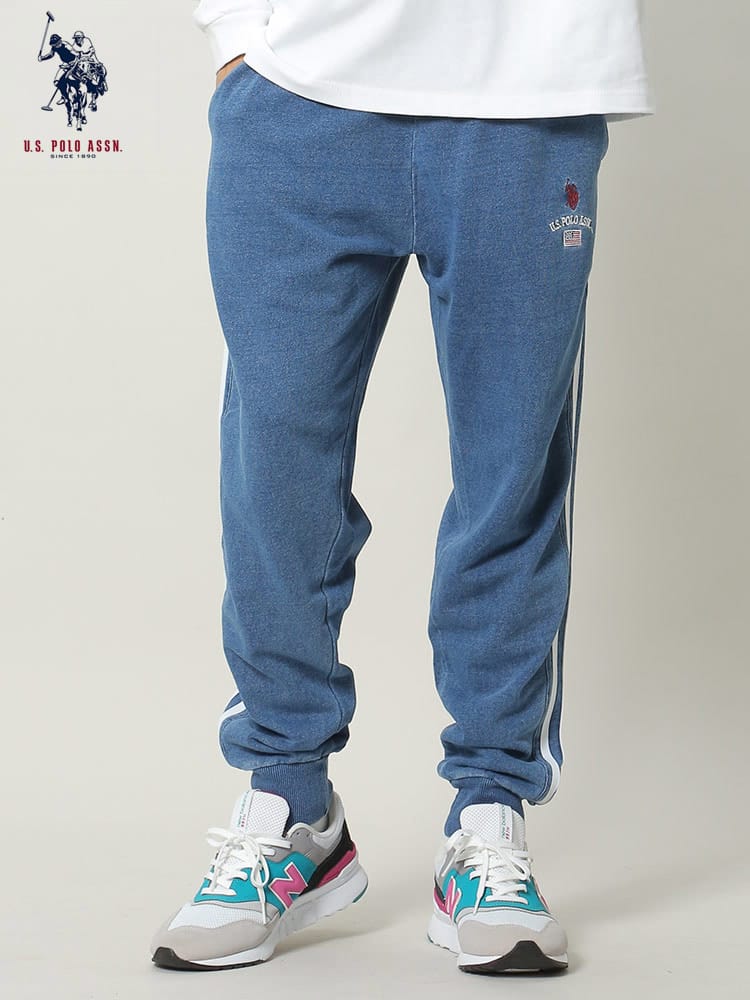 U.S. POLO ASSN. (ユーエスポロアッスン) サイドライン スウェット ジョガーパンツ