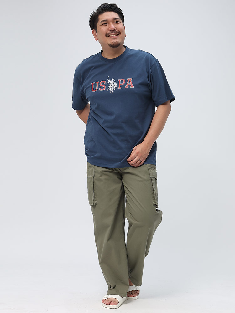 大きいサイズ メンズ U.S. POLO ASSN. (ユーエスポロアッスン) ロゴ