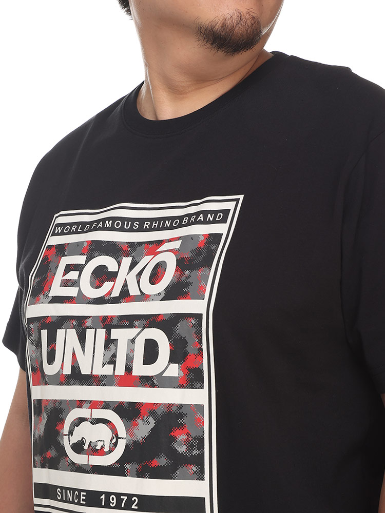 大きいサイズ メンズ ECKO UNLTD (エコーアンリミテッド) BOXロゴ 