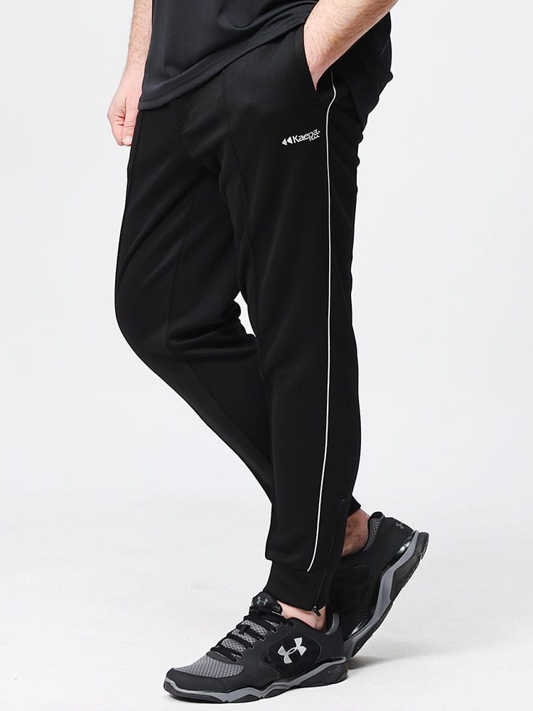 在庫処分 返品交換不可 前開き 裾ジップ ポッピング ジャージパンツ (Kaepa) ケイパ 大きいサイズ メンズ 