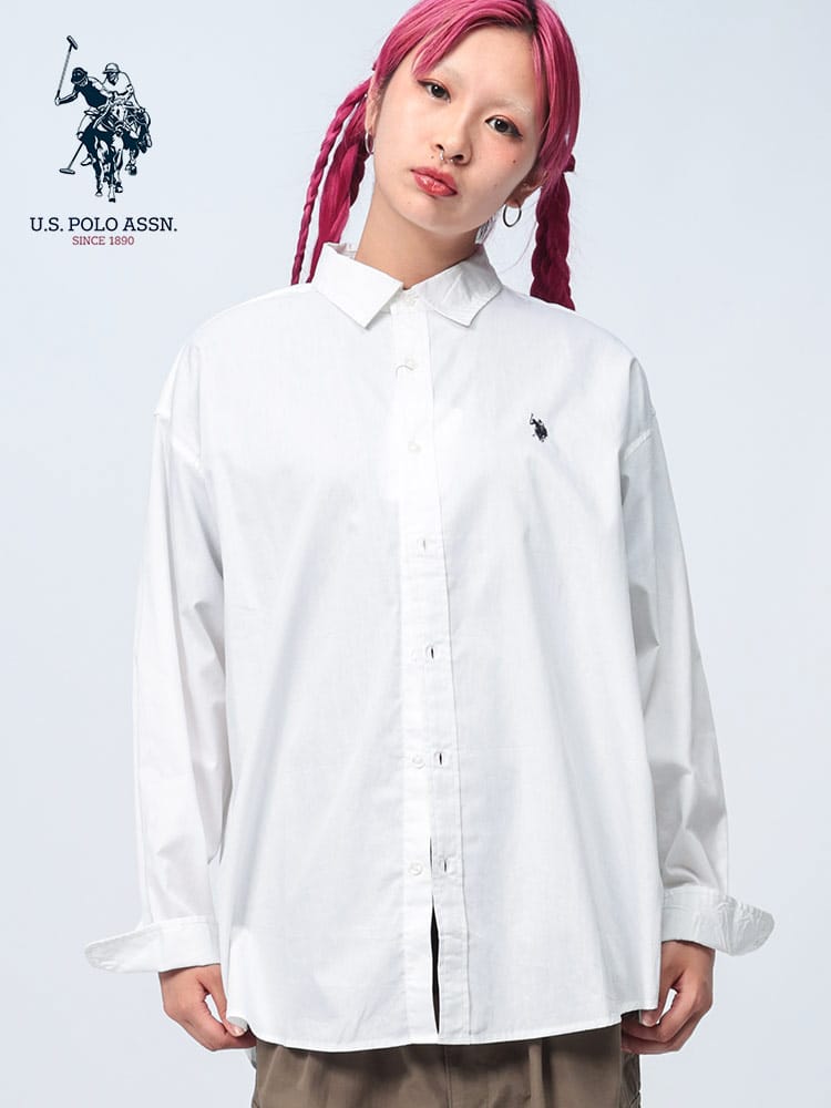 U.S. POLO ASSN.  (ユーエスポロアッスン) USPA レギュラーカラーシャツ PLM43701