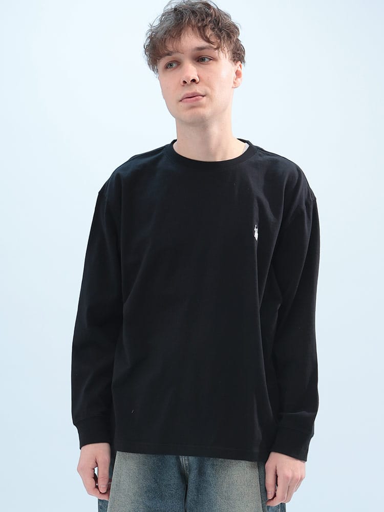 U.S. POLO ASSN.  (ユーエスポロアッスン) ワンポイント クルーネック 長袖 Tシャツ PLM51200