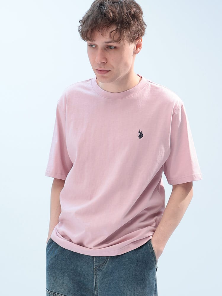 U.S. POLO ASSN.  (ユーエスポロアッスン) ワンポイント クルーネック 半袖 Tシャツ PLM42227