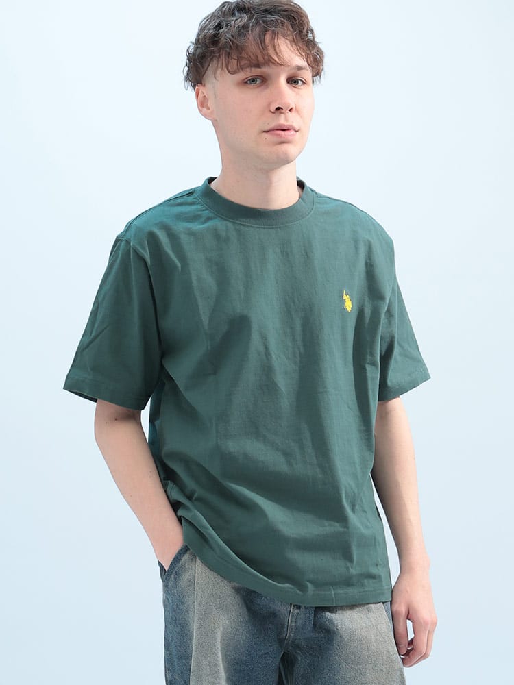 U.S. POLO ASSN.  (ユーエスポロアッスン) ワンポイント クルーネック 半袖 Tシャツ PLM42227