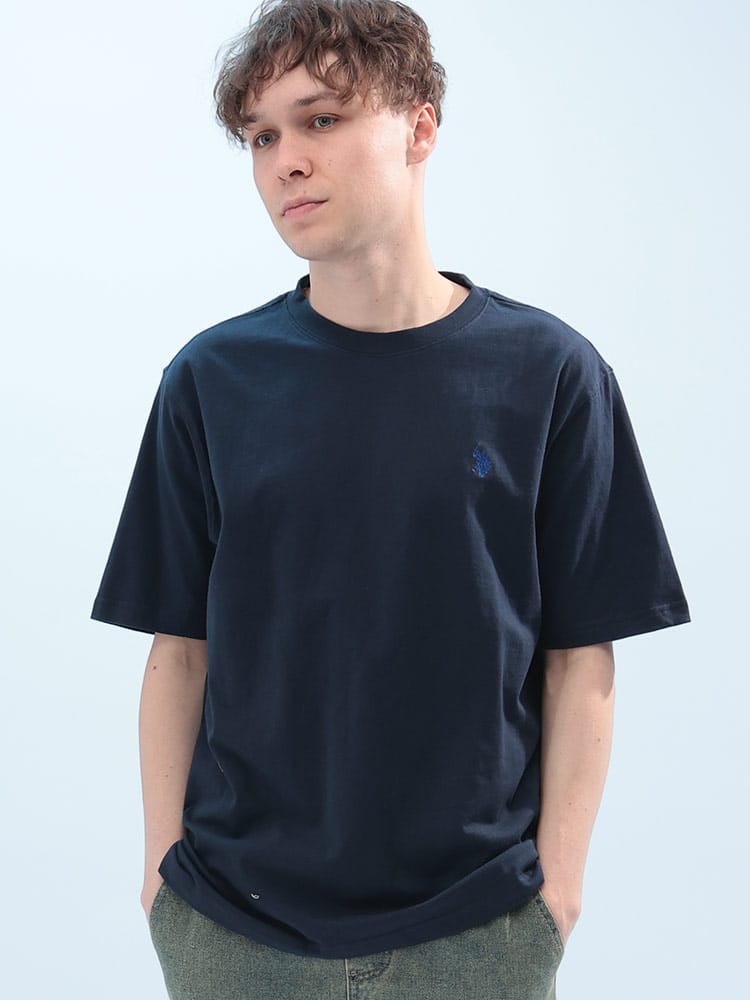 U.S. POLO ASSN.  (ユーエスポロアッスン) ワンポイント クルーネック 半袖 Tシャツ PLM42227